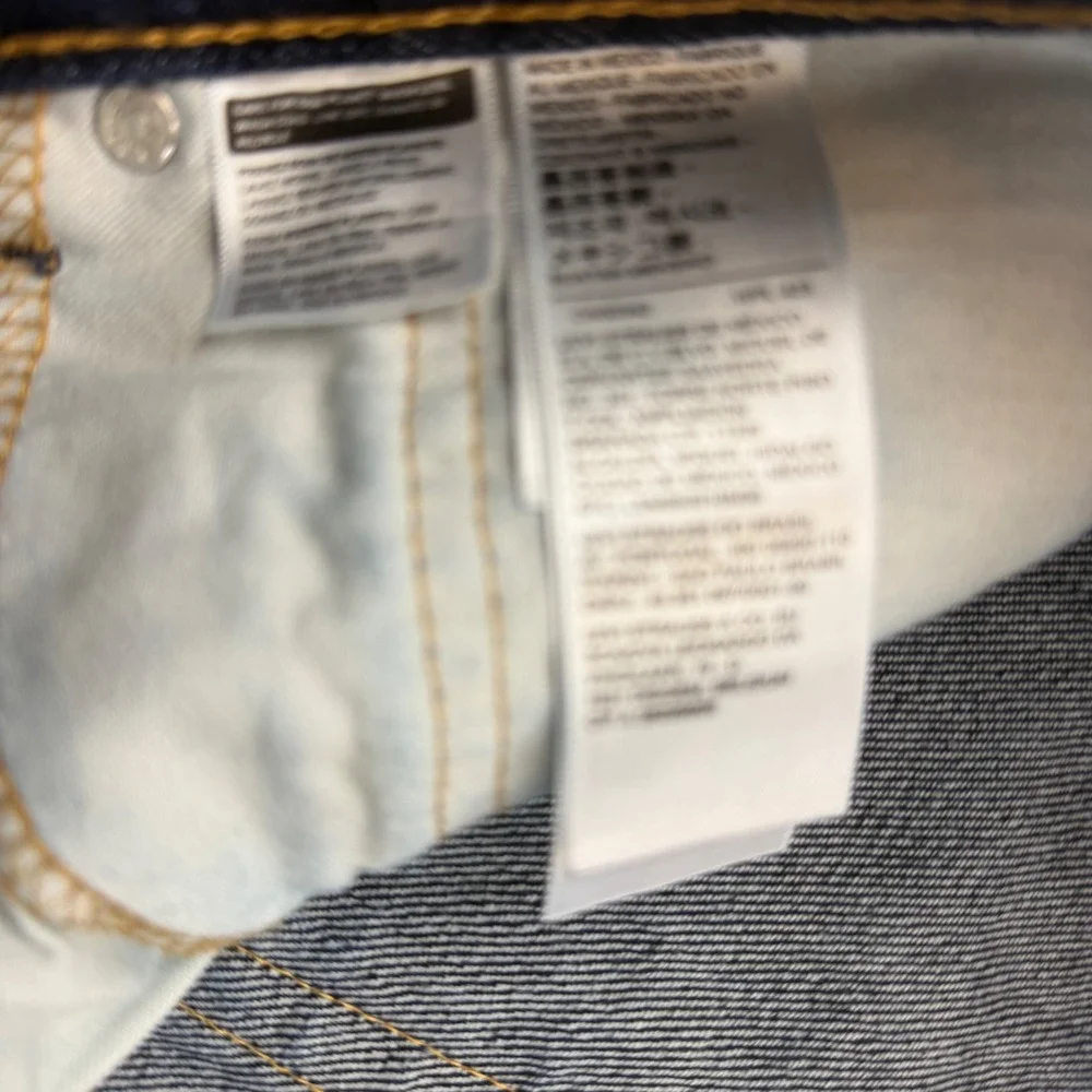 Levi's 501 Original Fit Jeans Men 34x34 Dark Wash Indigo Denim Straight Leg